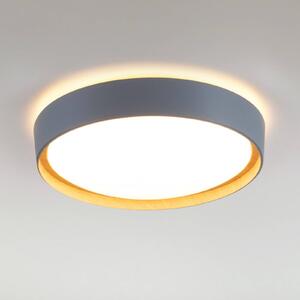 LED mennyezeti lámpa Emilia, háromfokozatú dimmelhető, szürke