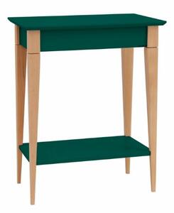 MIMO konzolasztal polccal 65x35cm zöld