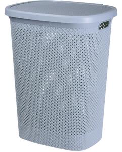 Szennyestartó kosár, 60 l, szürke