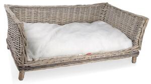 Tommi Wicker kanapé kutyák számára Provence, 90 x54 x 35 cm