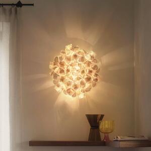 Slamp Clizia Mama Non fali lámpa arany Ø53cm, dimmelhető, Sárgaréz / arany, Nappali / Étkező, Műanyag, Dizájn