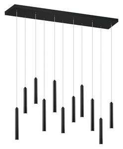 LED függő világítás Trio Tubular fekete 321611132