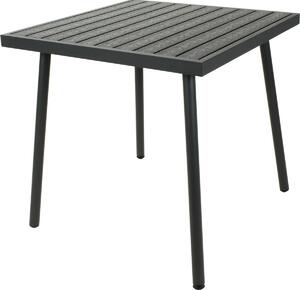 Kerti asztal Hervig, 76 x h. 73 cm, polifábólkészült asztallappal