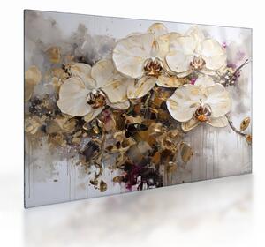 Üveg kép - Orchideák (70x50 cm)