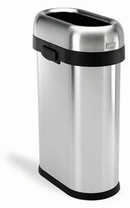 Simplehuman Hulladékgyűjtő 50 l, rozsdamentes acélból