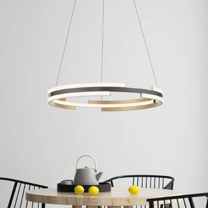 Q-Smart-Home Paul Neuhaus Q-Beluga LED lógó világítás, sárgaréz, dimmelhető, Sárgaréz / arany, Nappali / Étkező, fém, Modern