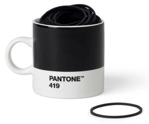 Fekete kerámia eszpresszó bögre 120 ml Espresso Black 419 – Pantone