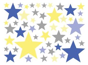 Stars Blue and Yellow 50 db-os falmatrica szett - Ambiance