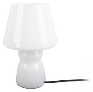 Glass fehér üveg asztali lámpa, ø 16 cm - Leitmotiv