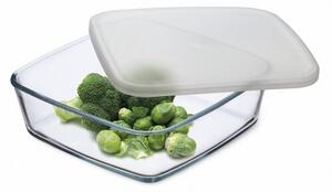 Simax 7466/L üvegtál műanyag fedéllel , 1,7 l