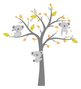 Koala Autumn gyerek falmatrica - Ambiance