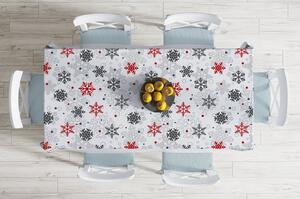 Red Christmas karácsonyi pamutkeverék asztalterítő, 140 x 180 cm - Minimalist Cushion Covers