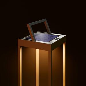 Sigor Numove LED napelemes lámpa, grafitszürke, magasság 32,5 cm, dimmelhető, Alu / szürke / cink, Alumínium, Modern