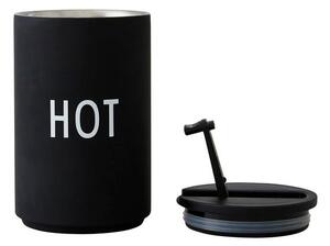 Fekete termobögre 350 ml Hot – Design Letters