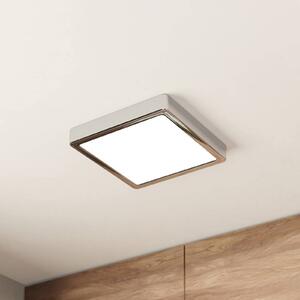 LED mennyezeti lámpa Fueva 5 IP44 3000K króm 21x21cm