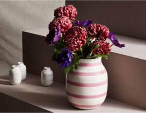 Omaggio fehér-rózsaszín kerámia váza, magasság 20 cm - Kähler Design