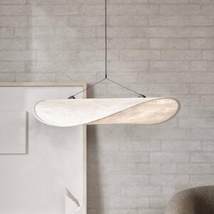 New Works Tense LED lógó világítás, 70 cm átmérőjű, fehér, dimmelhető, Fehér / opál, Nappali / Étkező, Műanyag, Dizájn