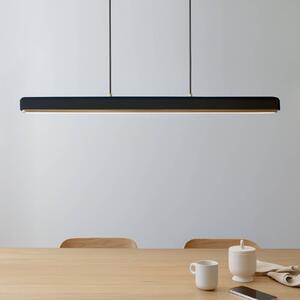 UMAGE LED-es függesztett lámpa Hazel Branch, fekete/réz, 100 cm, dimmelhető, Fekete, Nappali / Étkező, Alumínium, Modern