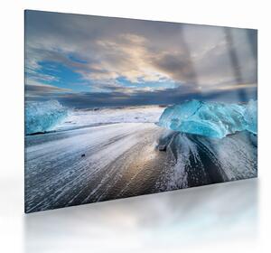 Üveg kép - Diamond Beach (70x50 cm)