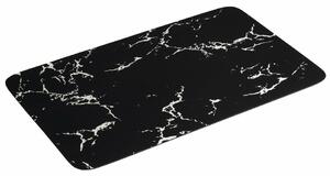 AQUALINE PCD011 fürdőszobaszőnyeg 50 x 80 cm ,fekete/márvány