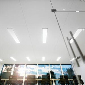 Sigor LED panel Fled, 4,320 lm, 120x30 cm, 115°, 3,000 K, Fehér / opál, Nappali / Étkező, Műanyag, Modern