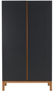 Antracitszürke lakkozott szekrény Quax Indigo 198 x 110 cm
