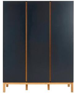 Antracitszürke lakkozott szekrény Quax Indigo 198 x 152 cm