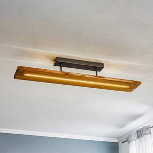 Trio Lighting Brad LED mennyezeti lámpa fából készült, dimmelhető, Világos fa, Nappali / Étkező, Fa, Modern