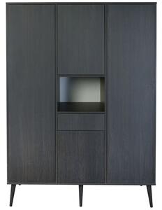 Antracit szürke szekrény Quax Cocoon 196 x 143 cm