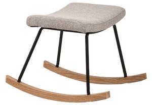 Szürke kárpitozott lábzsámoly Quax De Luxe 57 x 42 cm