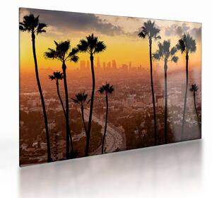 Üveg kép - Los Angeles panorámája (70x50 cm)
