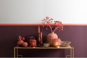 Rózsaszín asztali lámpa (magasság 17 cm) Ivot – Light & Living