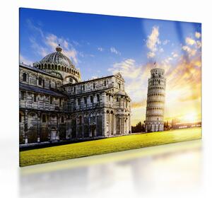 Üveg kép - Pisa (70x50 cm)