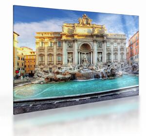 Üveg kép - Trevi-kút (70x50 cm)