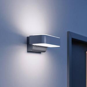 STEINEL LED kültéri fali lámpa L 810 SC, szenzor, ezüst, Alu / szürke / cink, Alumínium, Modern