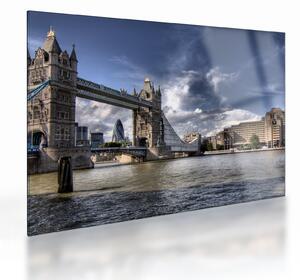 Üveg kép - Tower Bridge Londonban (70x50 cm)