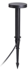 GEVALIA 20 leszúrható spot lámpa fekete matt akril 230V LED LED 5W IP65 3000K
