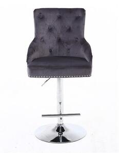 HR654W Grafit modern velúr szék