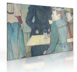 Üveg kép - Henri de Toulouse-Lautrec, A Corner of the Moulin de la Galette, reprodukciók (70x50 cm)