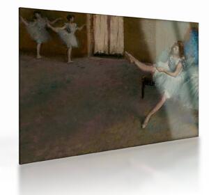 Üveg kép - Edgar Degas, Before the Ballet, reprodukciók (70x50 cm)