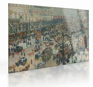 Üveg kép - Camille Pissarro, Boulevard des Italiens, Morning, Sunlight, reprodukciók (70x50 cm)