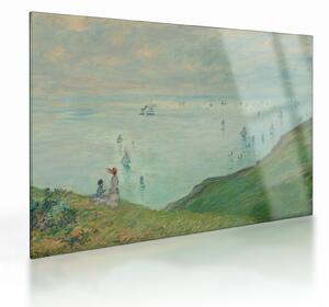 Üveg kép - Henri Fantin-Latour, Cliffs at Pourville, reprodukciók (70x50 cm)