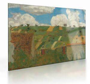Üveg kép - Edouard Vuillard, Landscape of the Ile de France, reprodukciók (70x50 cm)