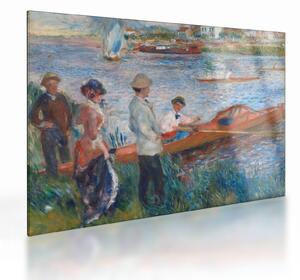 Üveg kép - Auguste Renoir, Oarsmen at Chatou, reprodukciók (70x50 cm)