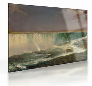 Üveg kép - Frederic Edwin Church, Niagara, reprodukciók (70x50 cm)