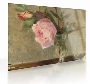 Üveg kép - Berthe Morisot, Peonies, reprodukciók (70x50 cm)