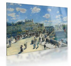 Üveg kép - Auguste Renoir, Pont Neuf, Paris, reprodukciók (70x50 cm)