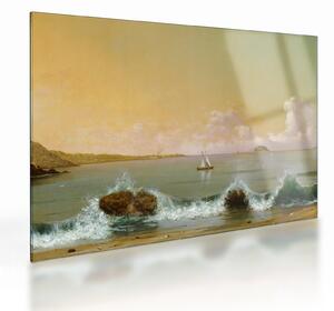 Üveg kép - Martin Johnson Heade, Rio de Janeiro Bay, reprodukciók (70x50 cm)