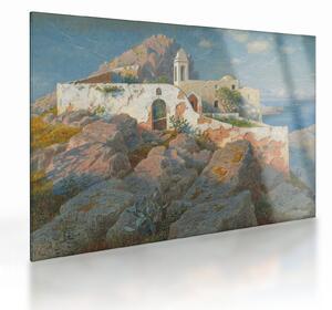 Üveg kép - William Stanley Haseltine, Santa Maria a Cetrella, Anacapri, reprodukciók (70x50 cm)