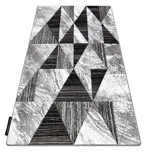 Fekete-fehér geometrikus TRIGON szőnyeg Méret: 120x170 cm